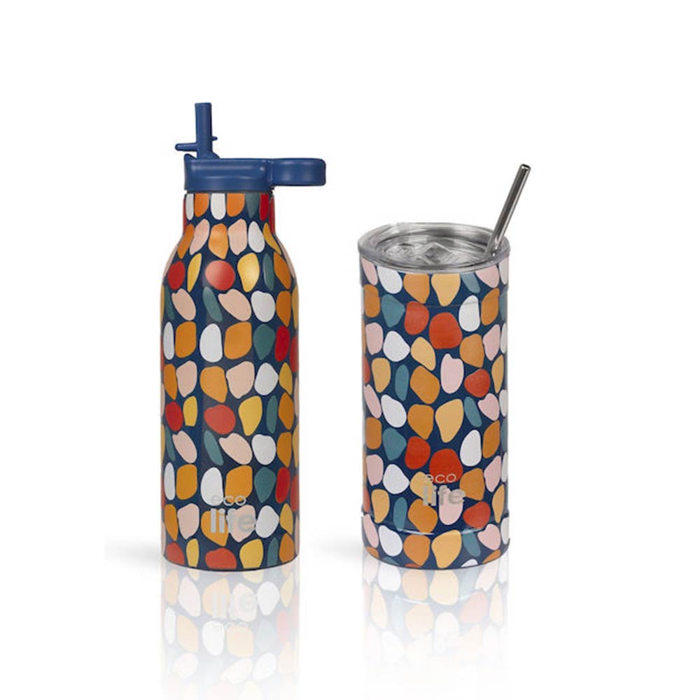 Ανοξείδωτο Μπουκάλι Θερμός Stones 550ml 33-BO-2210 Ecolife - 3