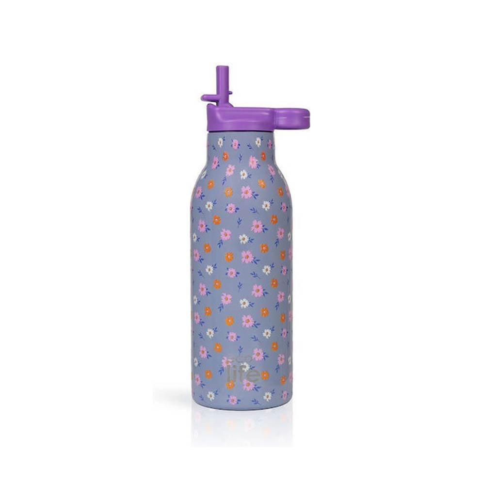 Ανοξείδωτο Μπουκάλι Θερμός Flower Bloom 550ml 33-BO-2214 Ecolife - 123221