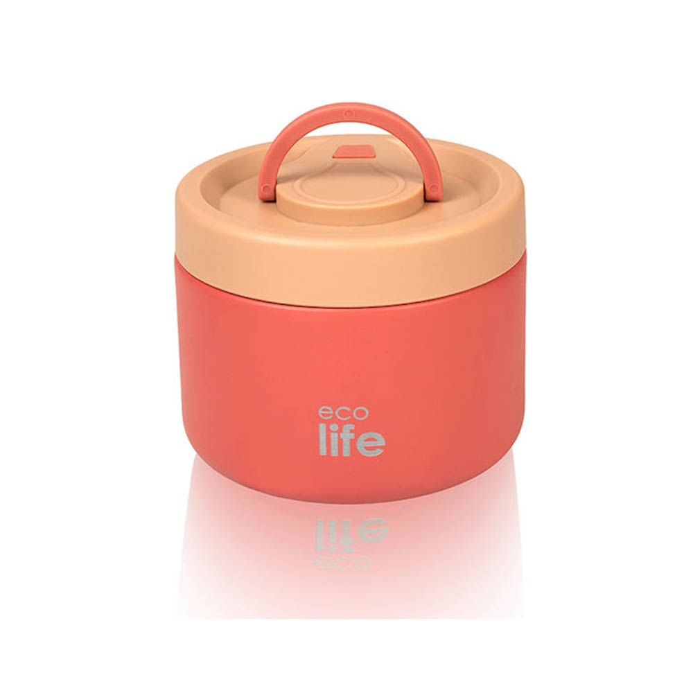 Δοχείο Φαγητού Θερμός Στρογγυλό 650ml Coral 33-BO-9062 Ecolife - 1
