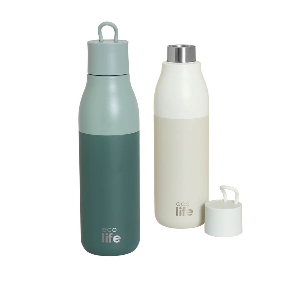 Ανοξείδωτο Μπουκάλι Θερμός 750ml Green 33-BO-5998 Ecolife - 3