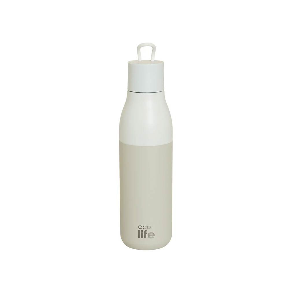 Ανοξείδωτο Μπουκάλι Θερμός 750ml Cream 33-BO-5999 Ecolife - 123189