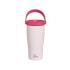 Ποτήρι Θερμός Tumbler με Λαβή 600ml Pink 33-BO-5020 Ecolife - 1