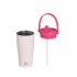 Ποτήρι Θερμός Tumbler με Λαβή 600ml Pink 33-BO-5020 Ecolife - 2