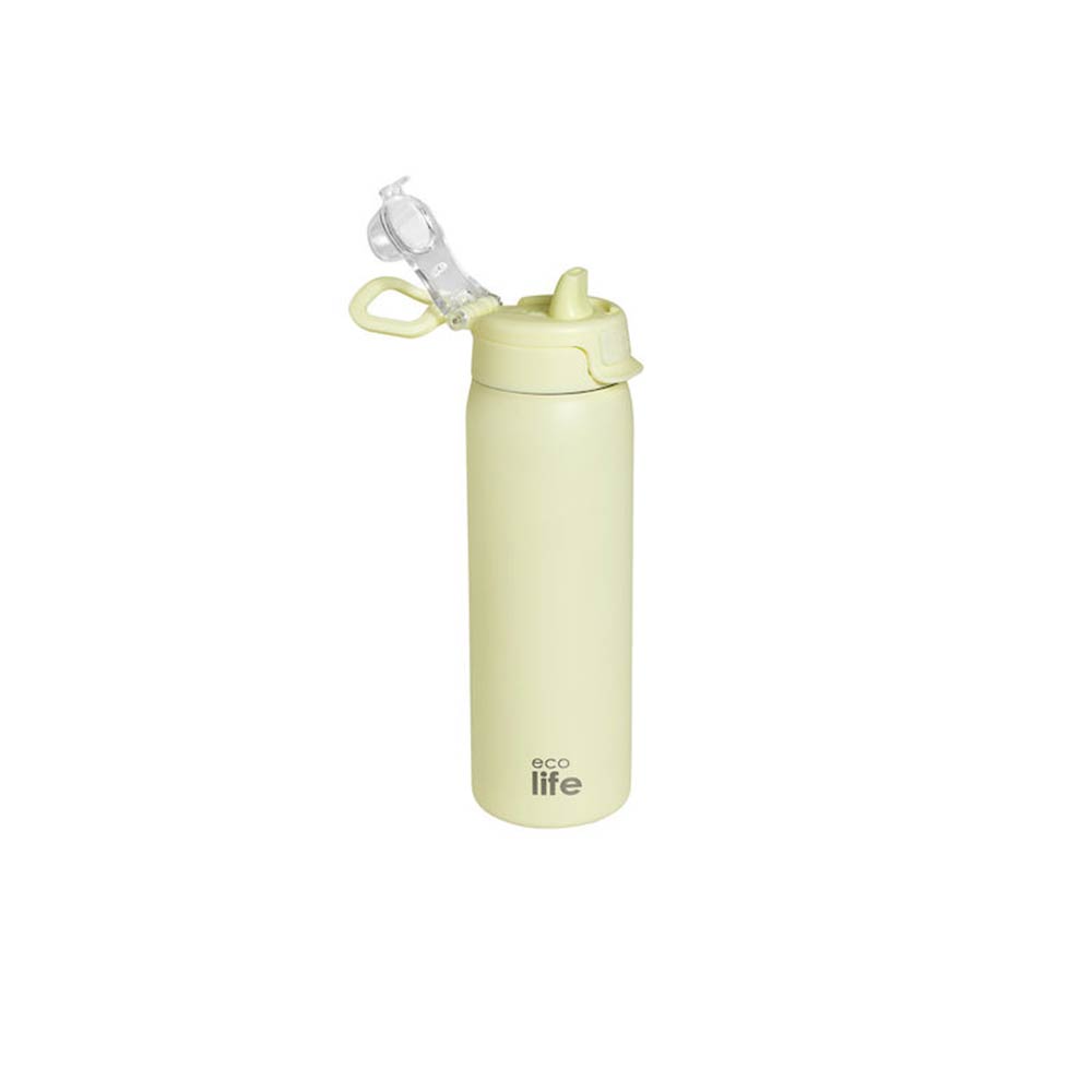 Ανοξείδωτο Μπουκάλι Θερμός 650ml Off White 33-BO-4209 Ecolife - 2