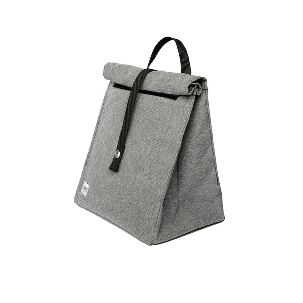Ισοθερμικό Τσαντάκι Φαγητού Plus 8lt + Παγοκύστη Stone Grey 81190 The Lunch Bags Original - 2