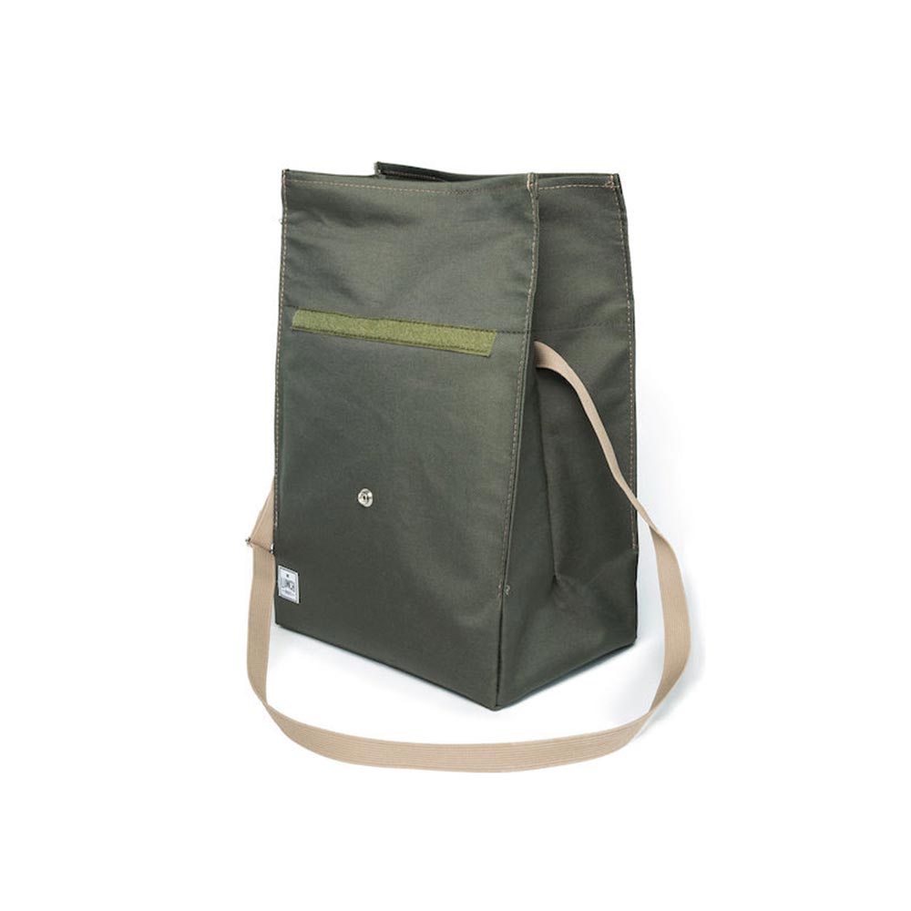Ισοθερμικό Τσαντάκι Φαγητού Plus 8lt + Παγοκύστη Olive 81210 The Lunch Bags Original - 1