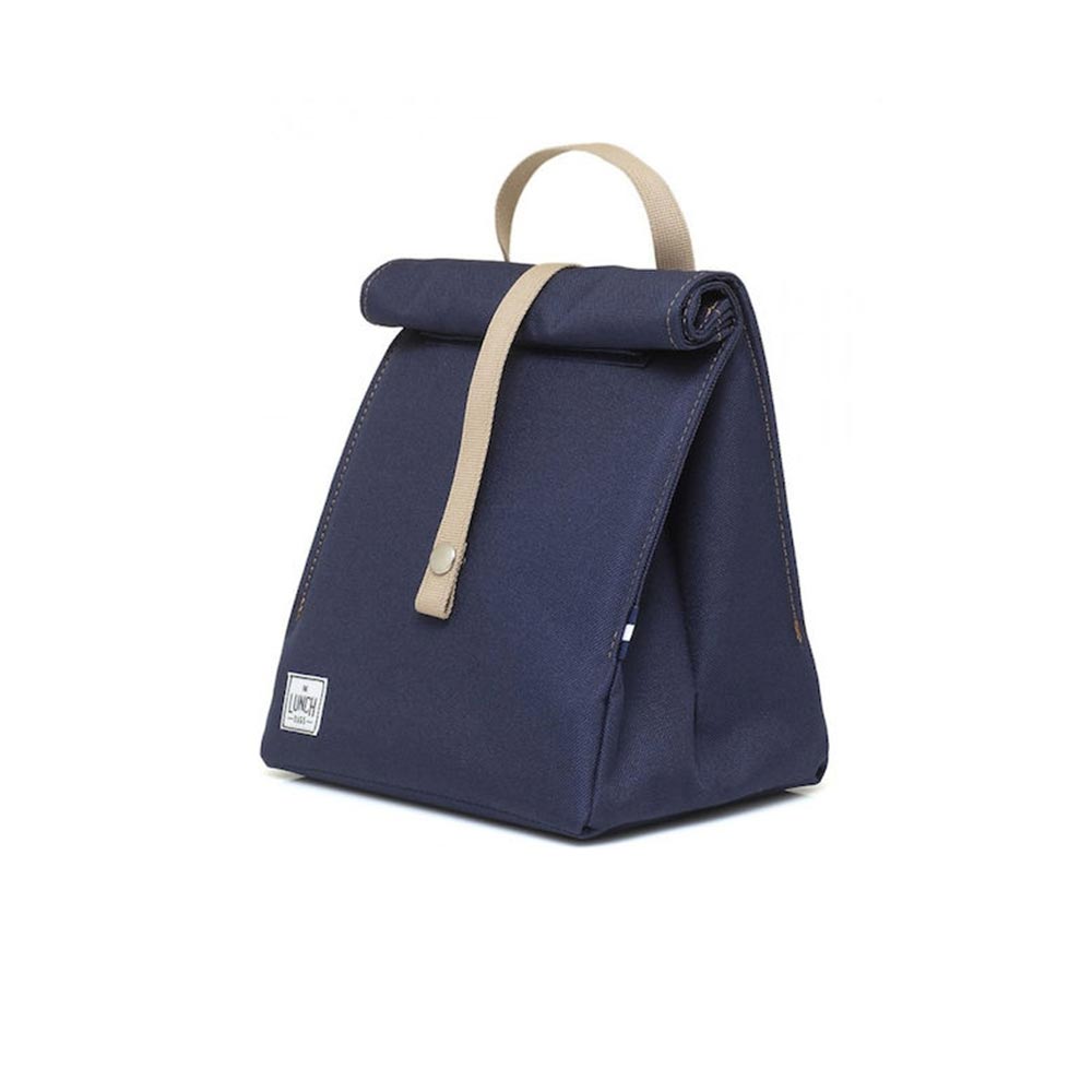 Ισοθερμικό Τσαντάκι Φαγητού Lunchpack 5lt Blue With Beige Handles LB8226 The Lunch Bags Original - 1