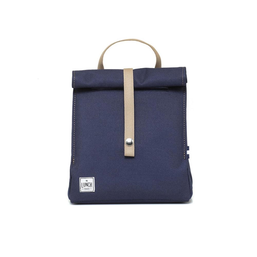 Ισοθερμικό Τσαντάκι Φαγητού Lunchpack 5lt Blue With Beige Handles LB8226 The Lunch Bags Original - 101327