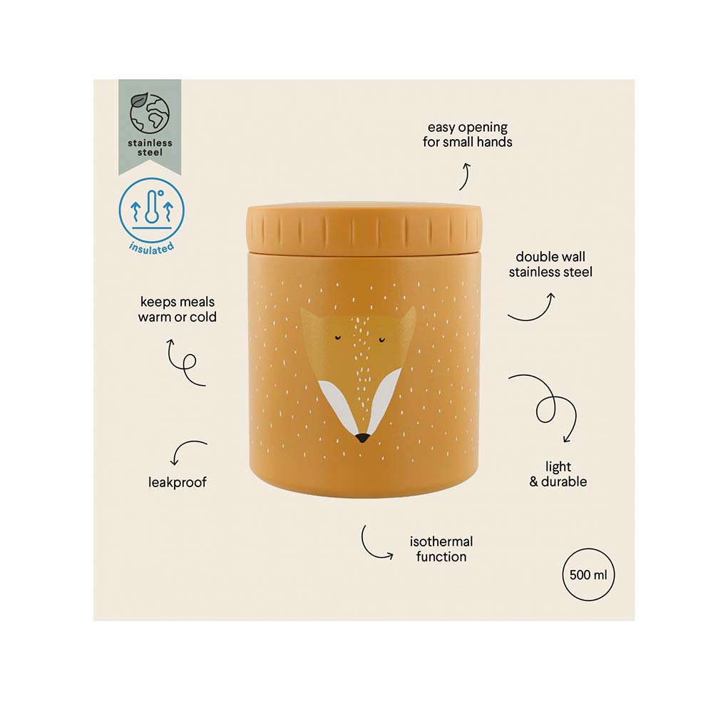 Δοχείο Φαγητού Ανοξείδωτο Mr. Fox 500ml 77919 Trixie - 1