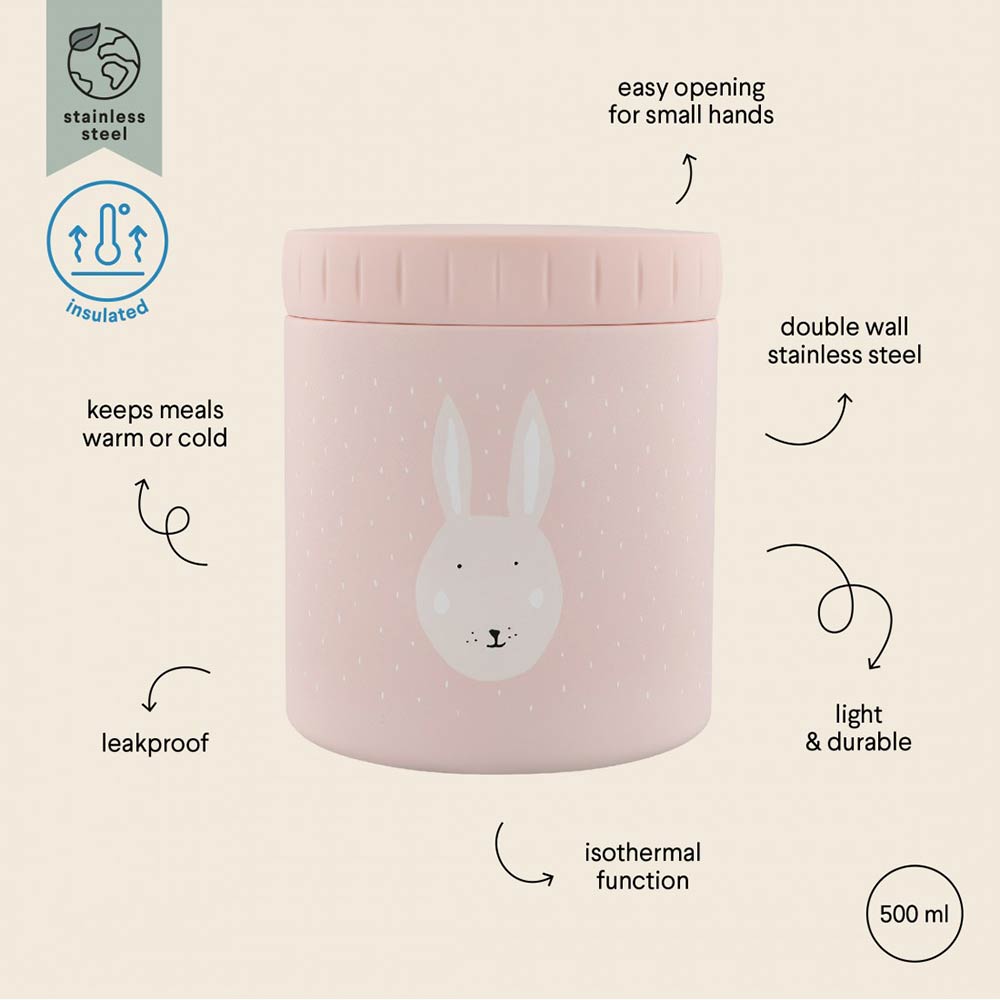 Δοχείο Φαγητού Ανοξείδωτο Mrs. Rabbit 500ml 77924 Trixie - 2