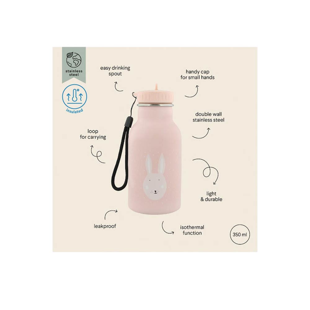 Παγούρι Ανοξείδωτο Mrs. Rabbit 350ml Trixie - 1