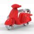 Μεταλλικό Μπρελόκ Scooter Red  Key Chain MTM999 -01 Metalmorphose - 0