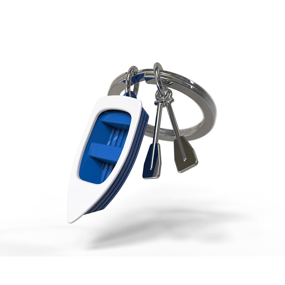 Μεταλλικό Μπρελόκ Rowing Boat Blue/White Key Ring MTM062 -02 Metalmorphose - 92277