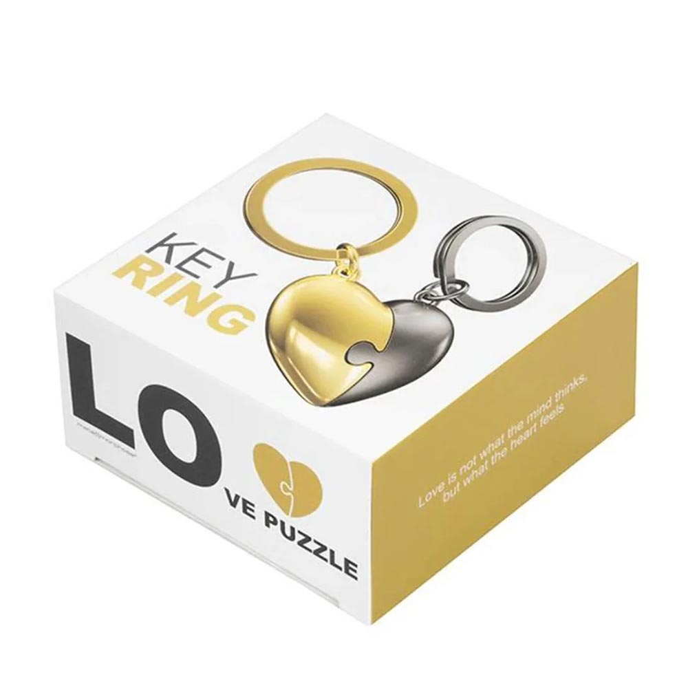 Μεταλλικό Μπρελόκ Puzzle Heart Key Ring MTM116 -01 Metalmorphose - 1