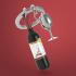 Μεταλλικό Μπρελόκ Red Wine + Glass Key Ring MTM301 -01 Metalmorphose - 2