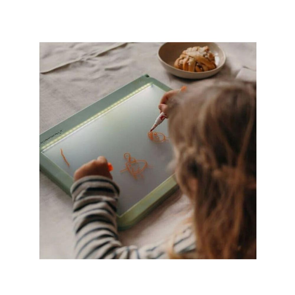 Τάμπλετ Ζωγραφικής 2 Όψεων με Οθόνη LED και Μαυροπίνακα - Πράσινο KDW-180620 Kidywolf - 2