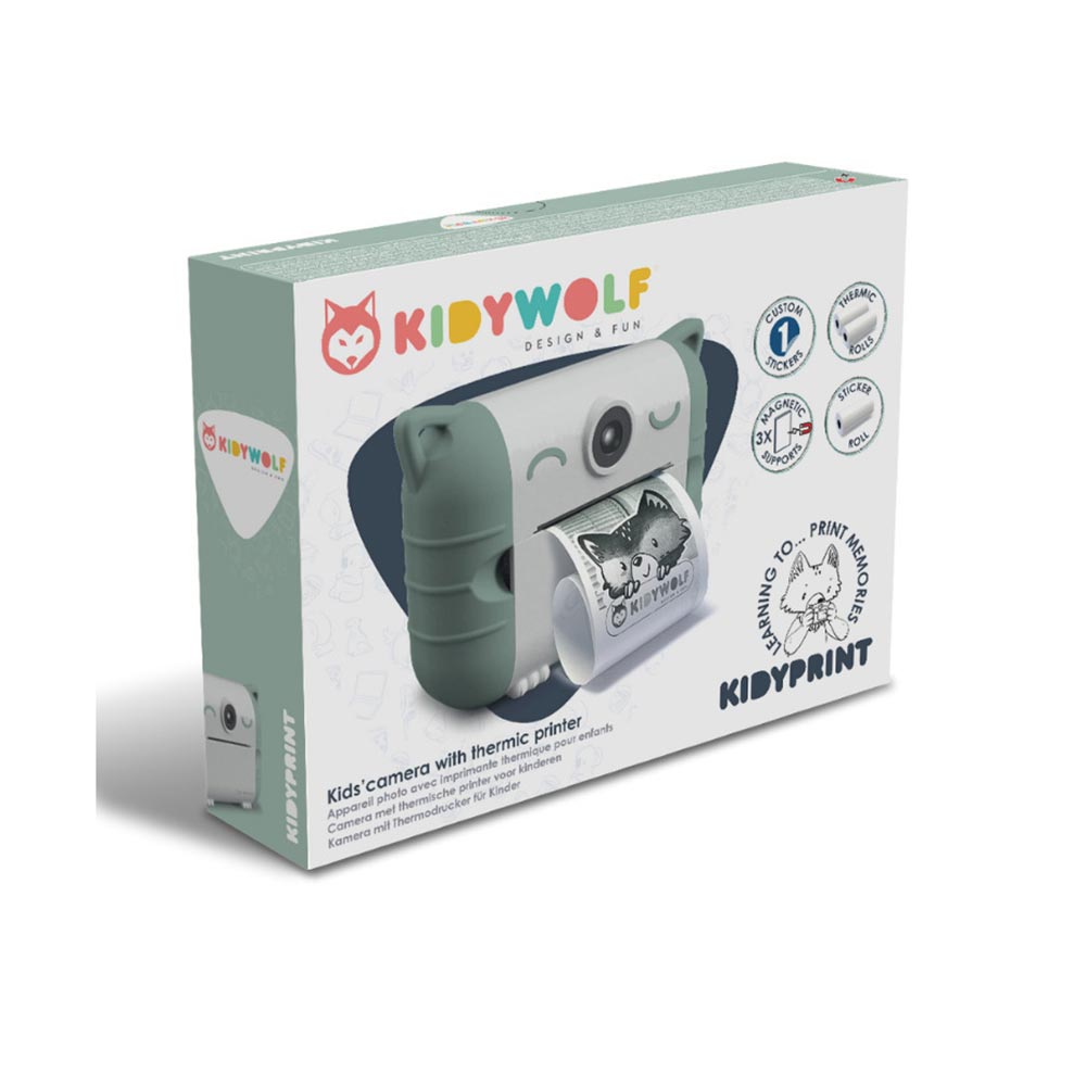 Φωτογραφική Μηχανή με Θερμική Εκτύπωση Kidyprint Instant Camera Πράσινο KDW-181221 Kidywolf - 1