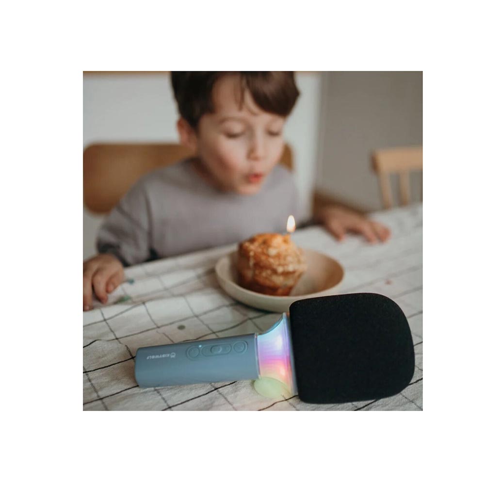 Ασύρματο Μικρόφωνο Karaoke Kidymic Μπλε KDW-181245 Kidywolf - 4