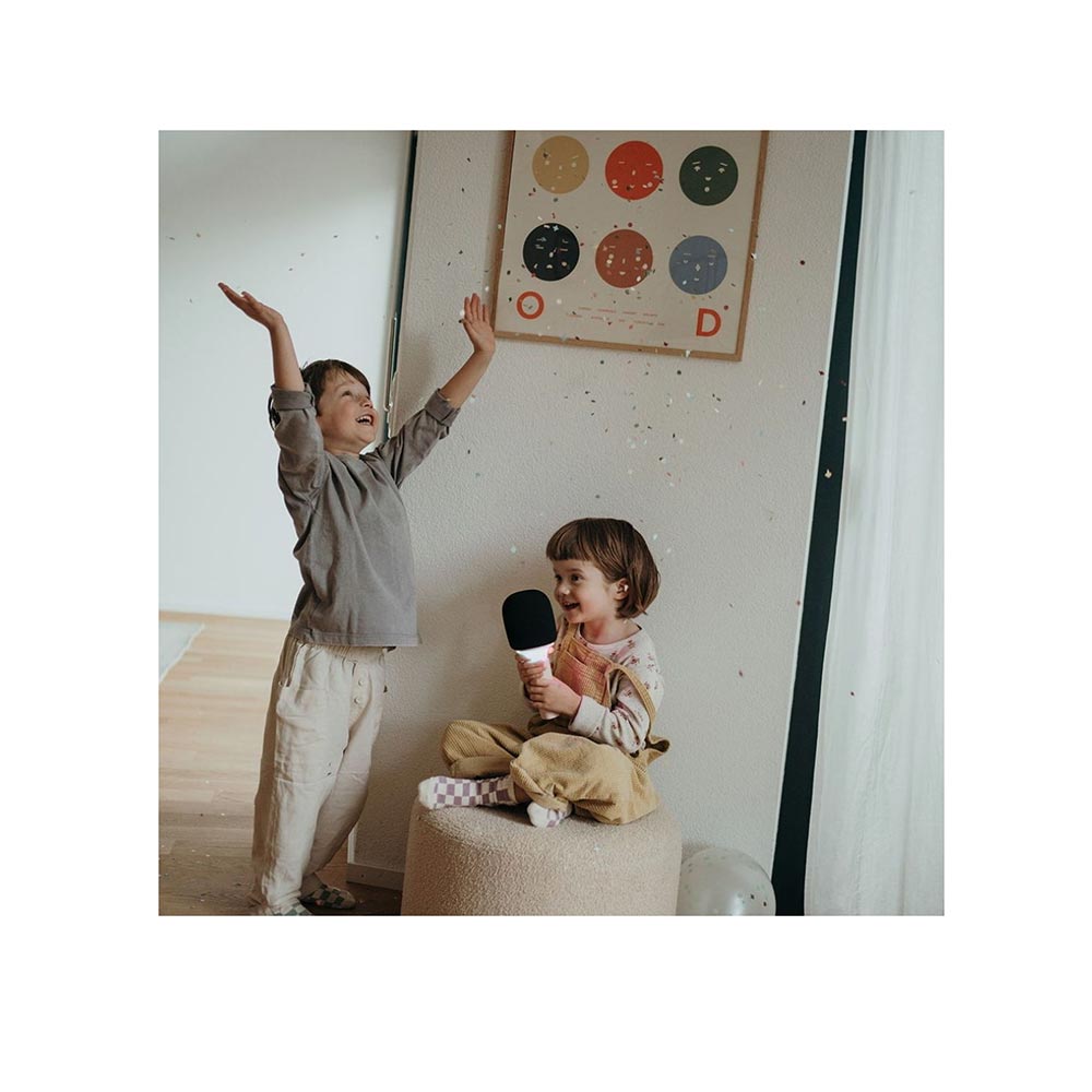 Ασύρματο Μικρόφωνο Karaoke Kidymic Ροζ KDW-181252 Kidywolf - 3