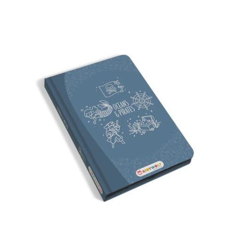 Τάμπλετ Ζωγραφικής με Οθόνη LCD και 30 κάρτες Oceans & Pirates KDW-181450 Kidywolf - 2