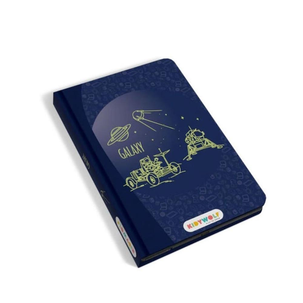 Τάμπλετ Ζωγραφικής με Οθόνη LCD και 30 κάρτες Galaxy KDW-182167 Kidywolf - 2