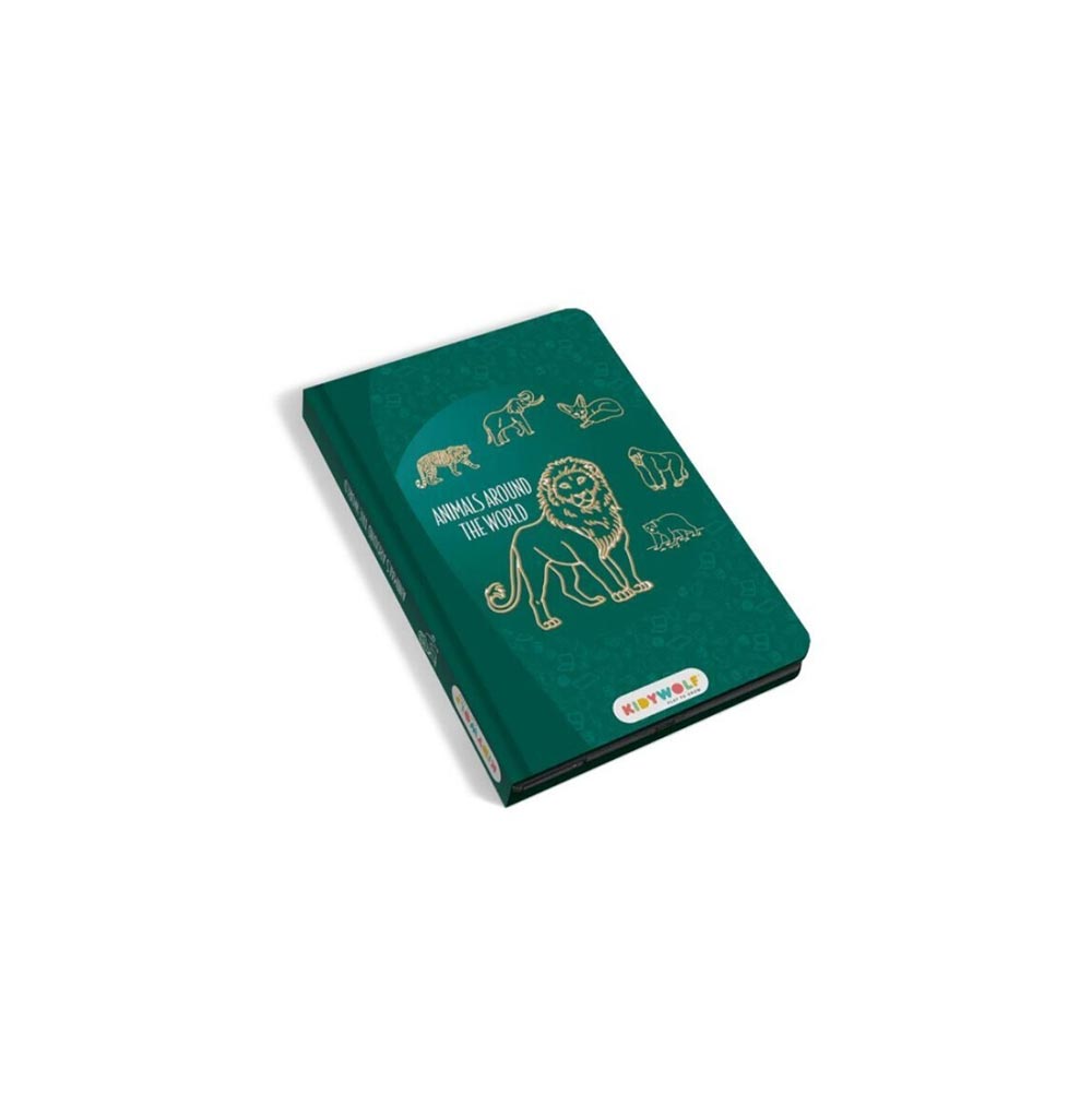 Τάμπλετ Ζωγραφικής με Οθόνη LCD και 30 κάρτες Animals Around the World KDW-182198 Kidywolf - 2