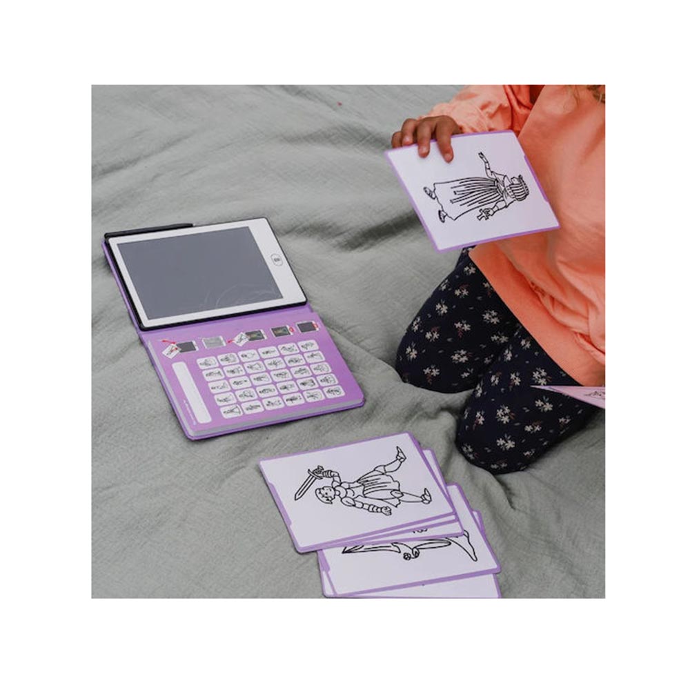 Τάμπλετ Ζωγραφικής με Οθόνη LCD και 30 κάρτες Princess KDW-182457 Kidywolf - 1