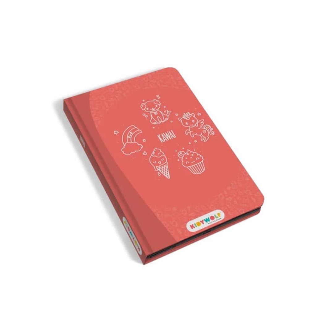 Τάμπλετ Ζωγραφικής με Οθόνη LCD και 30 κάρτες Kawai KDW-182488 Kidywolf - 4