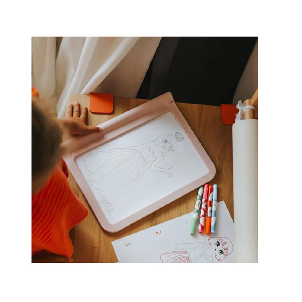 Τάμπλετ Ζωγραφικής 2 Όψεων με Οθόνη LED και Μαυροπίνακα - Fashion KDW-182570 Kidywolf - 3