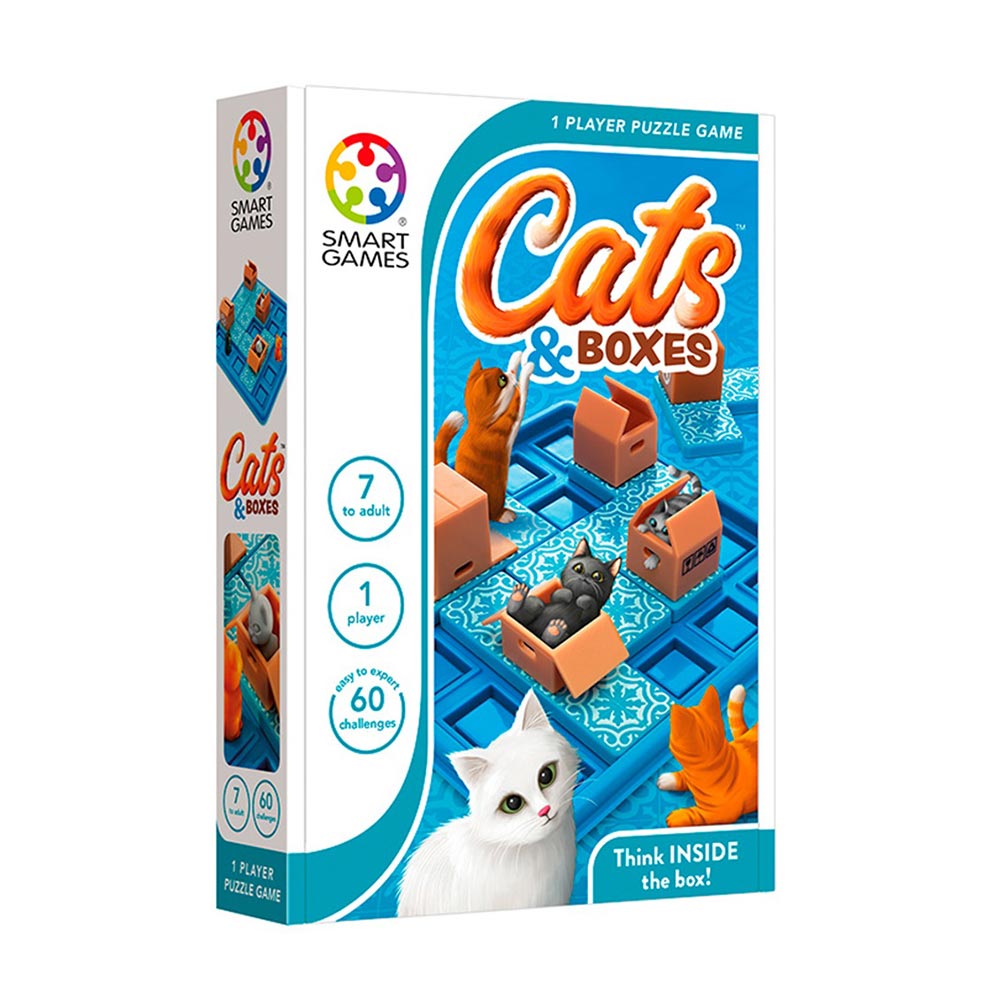 Επιτραπέζιο Παιχνίδι Cats & Boxes (60 challenges) 152495 Smart Games - 82871