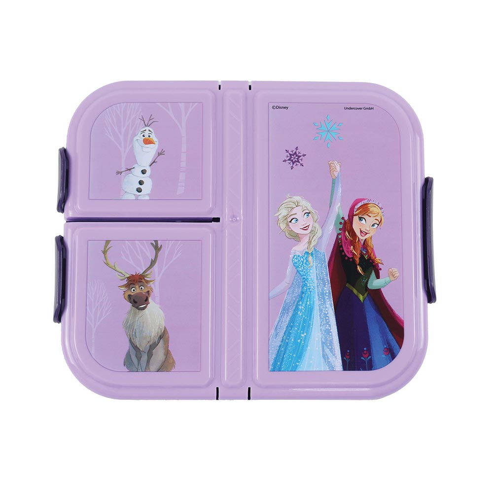 Δοχείο Φαγητού Πλαστικό με 3 Χωρίσματα Frozen 800ml 551-47277 Gim - 2