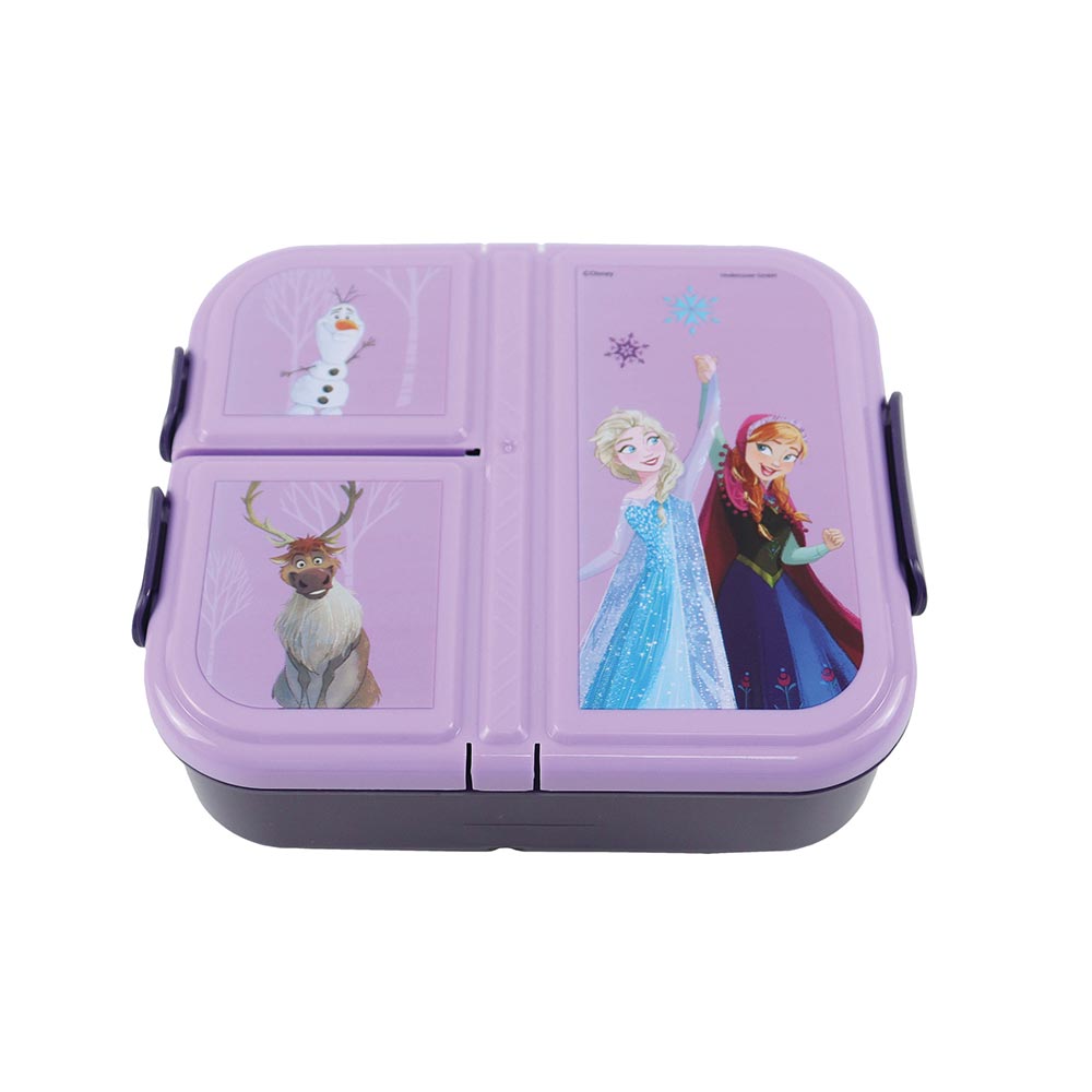 Δοχείο Φαγητού Πλαστικό με 3 Χωρίσματα Frozen 800ml 551-47277 Gim - 117940