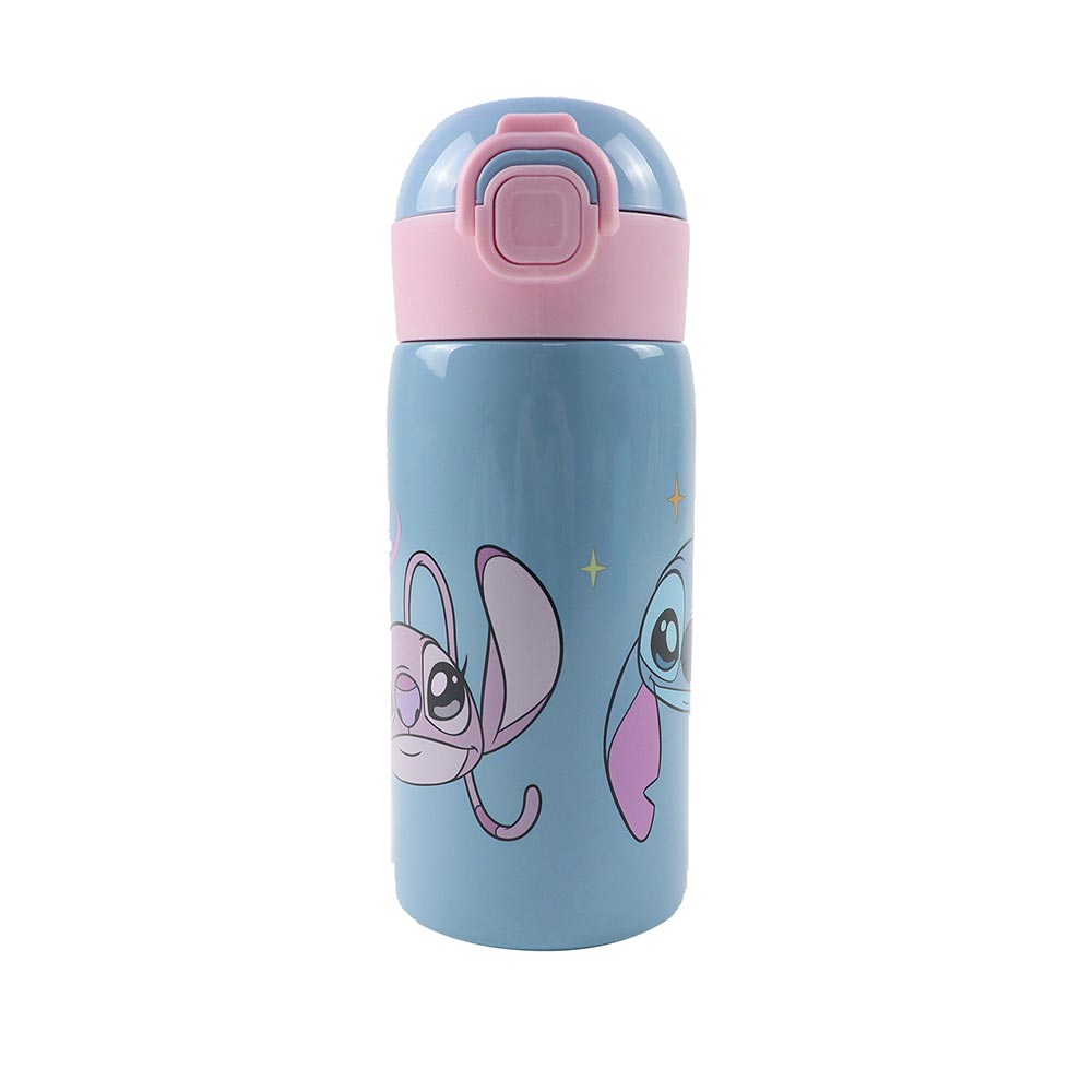 Ανόξειδωτο Παγούρι με Καλαμάκι Stitch 500ml 552-05199 Gim - 117951