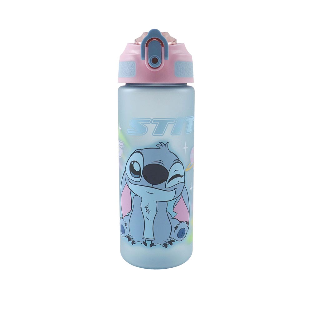 Πλαστικό Παγούρι με Καλαμάκι Stitch 600ml 552-05217 Gim - 117956