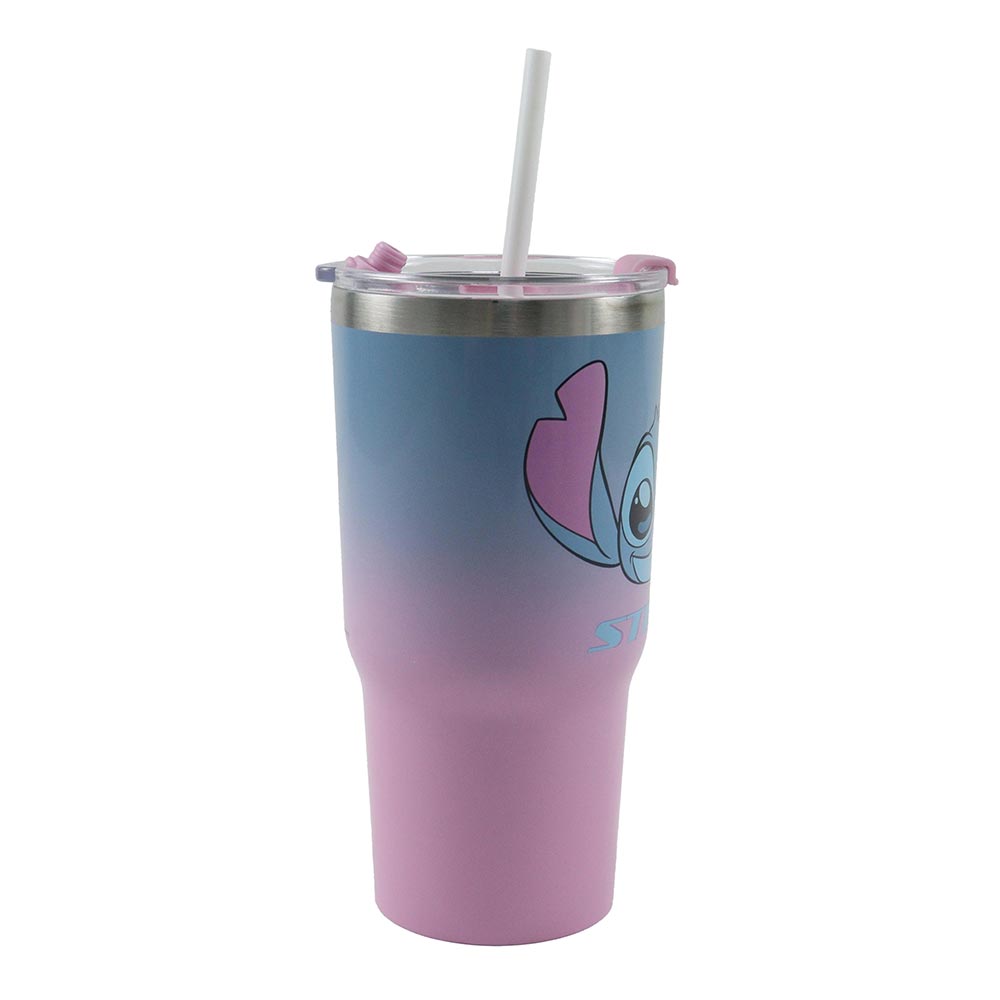Ανοξείδωτο Ποτήρι Θερμός με Καλαμάκι Stitch 520ml 552-05221 Gim - 3