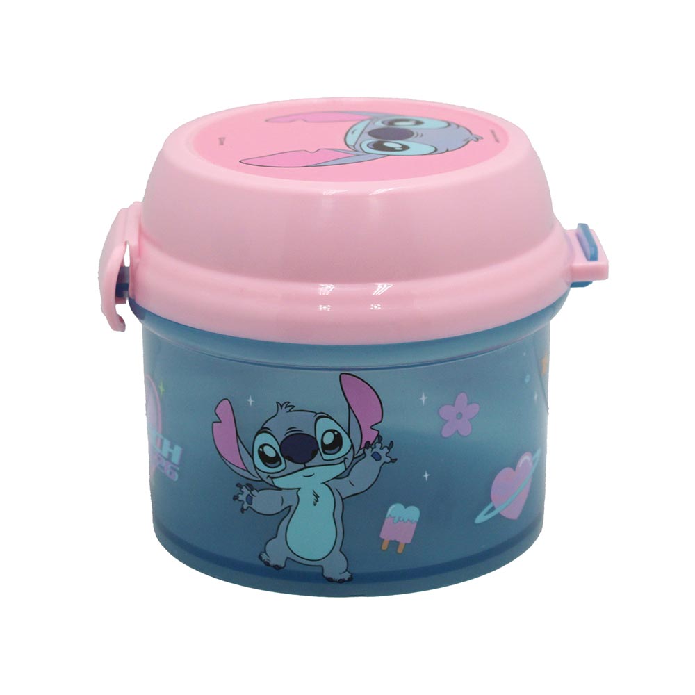 Πλαστικό Φαγητοδοχείο Σνακ 270ml Stitch 552-05259 Gim - 3
