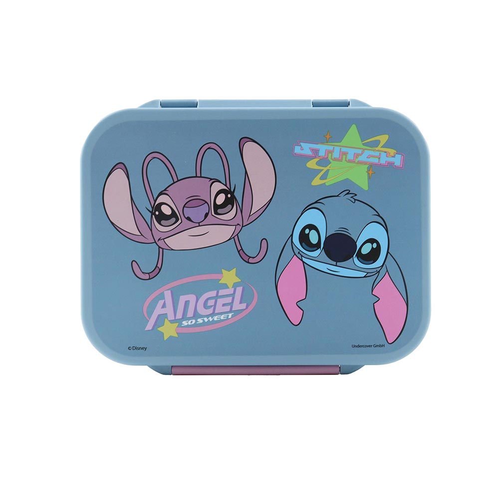 Δοχείο Φαγητού Πλαστικό με 3 Χωρίσματα Stitch 900ml 552-05269 Gim - 2