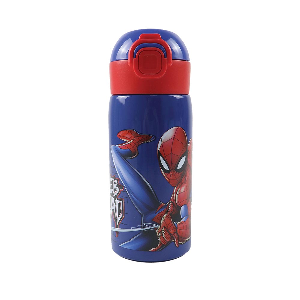 Ανοξείδωτο Παγούρι με Καλαμάκι Spiderman 500ml 557-02199 Gim - 118141