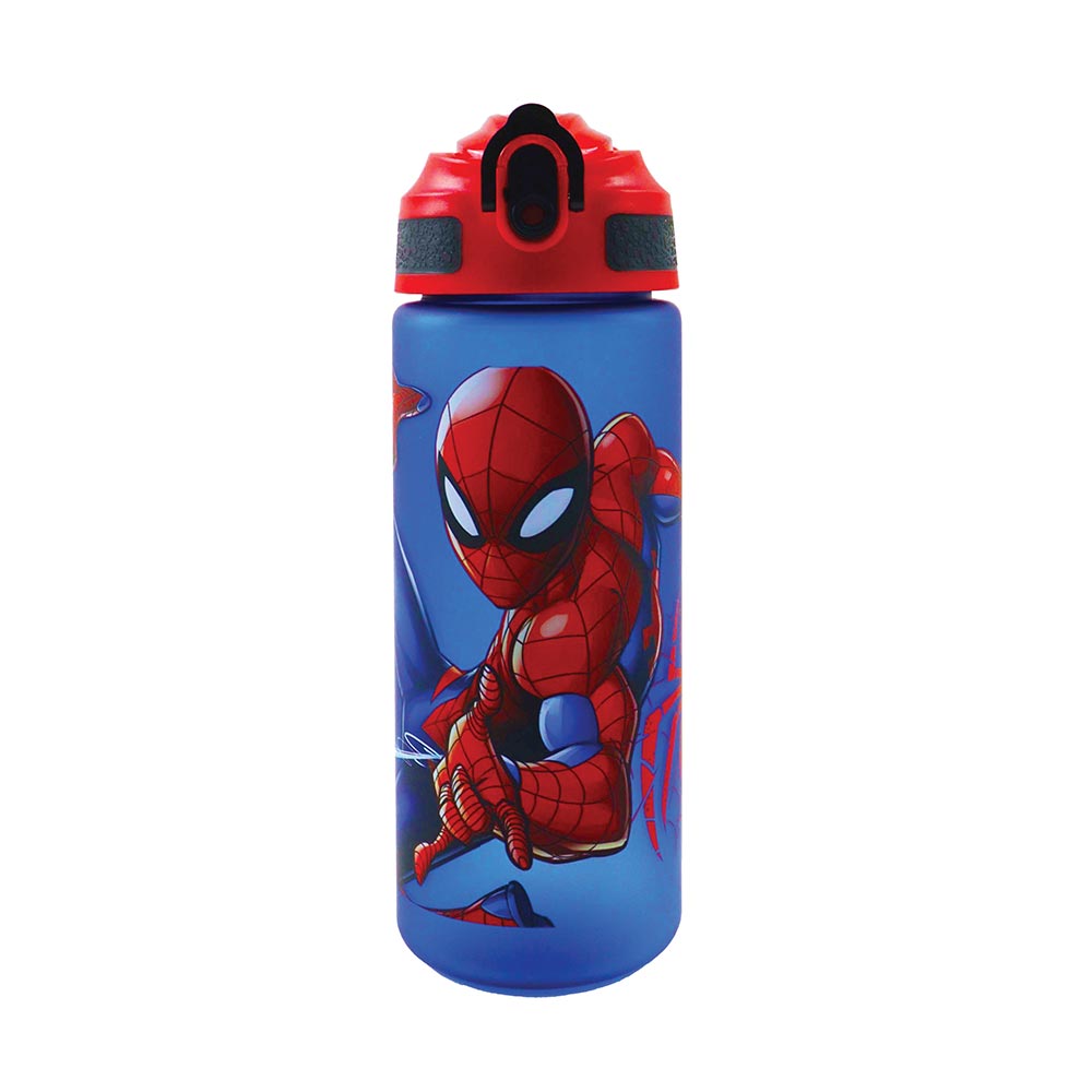 Πλαστικό Παγούρι με Καλαμάκι Spiderman 600ml 577-02217 Gim - 118146