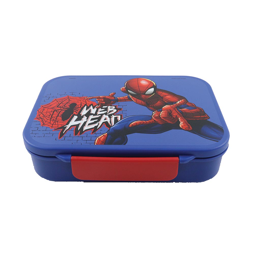 Δοχείο Φαγητού Πλαστικό με 3 Χωρίσματα Spiderman 1000ml 552-05269 Gim - 1