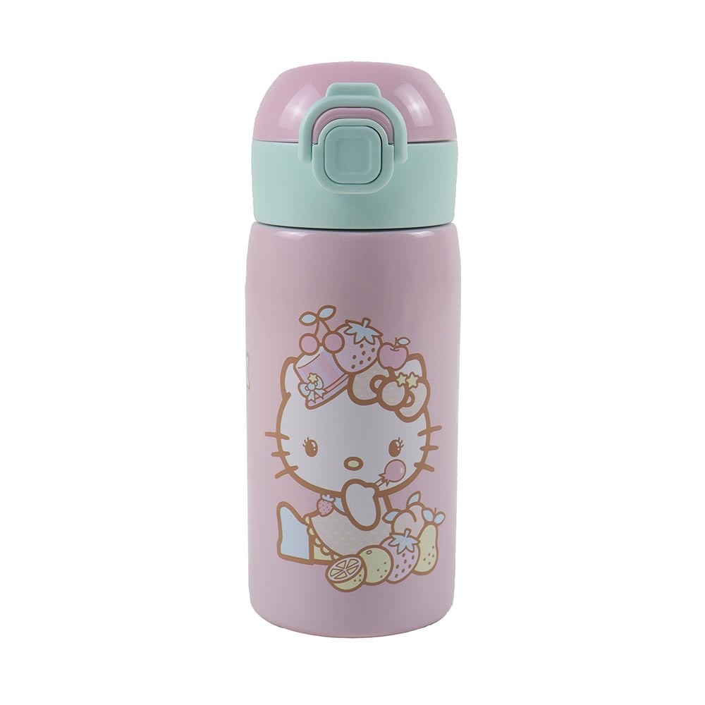 Ανοξείδωτο Παγούρι με Καλαμάκι Hello Kitty 500ml 557-97199 Gim - 118592