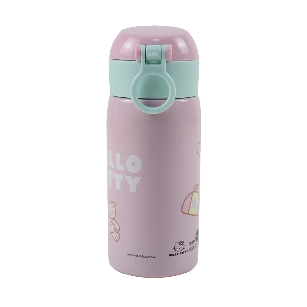 Ανοξείδωτο Παγούρι με Καλαμάκι Hello Kitty 500ml 557-97199 Gim - 2