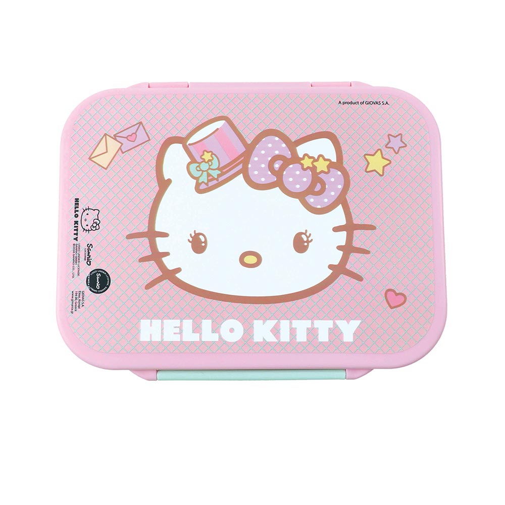 Δοχείο Φαγητού Πλαστικό με 3 Χωρίσματα Hello Kitty 1000ml 557-97269 Gim - 118654