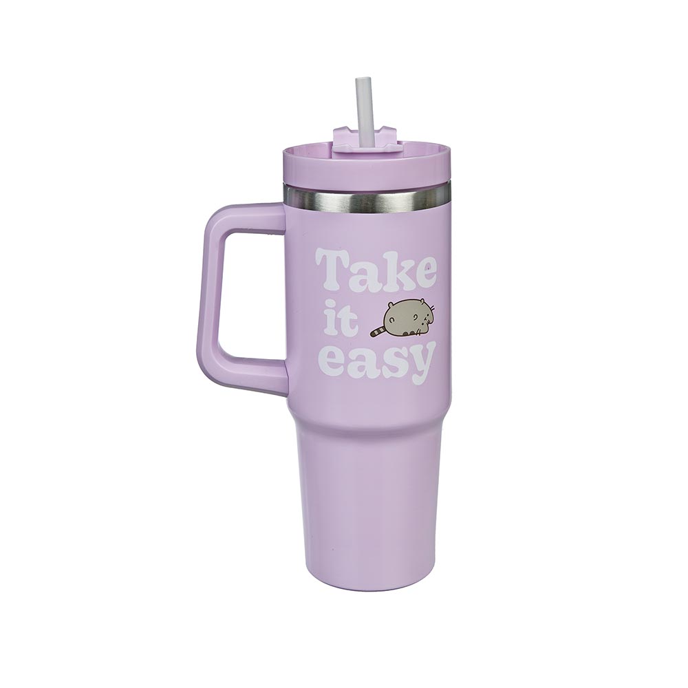 Ποτήρι Θερμός με Καλαμάκι Pusheen 900ml 561-02208 Back Me Up - 117629