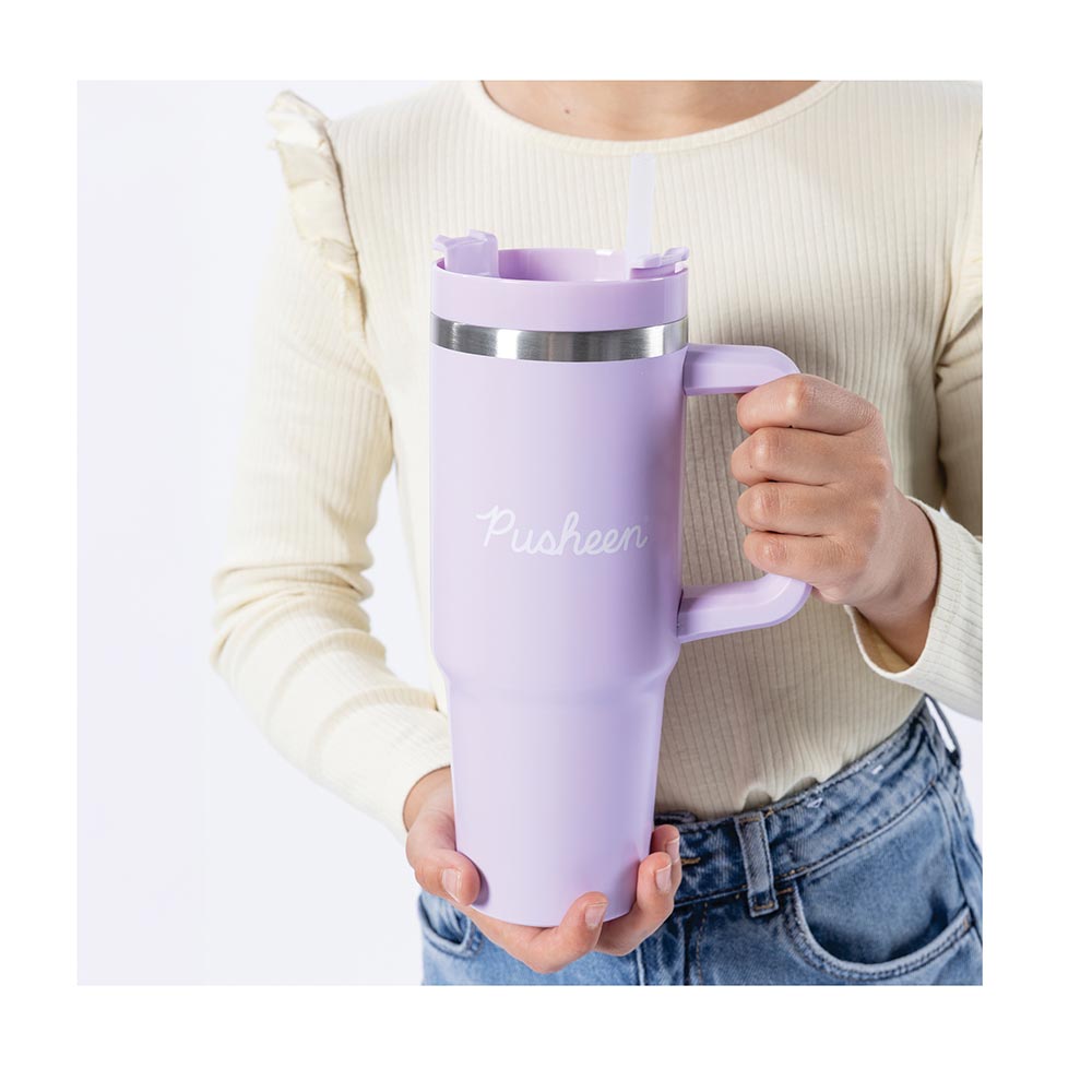 Ποτήρι Θερμός με Καλαμάκι Pusheen 900ml 561-02208 Back Me Up - 2