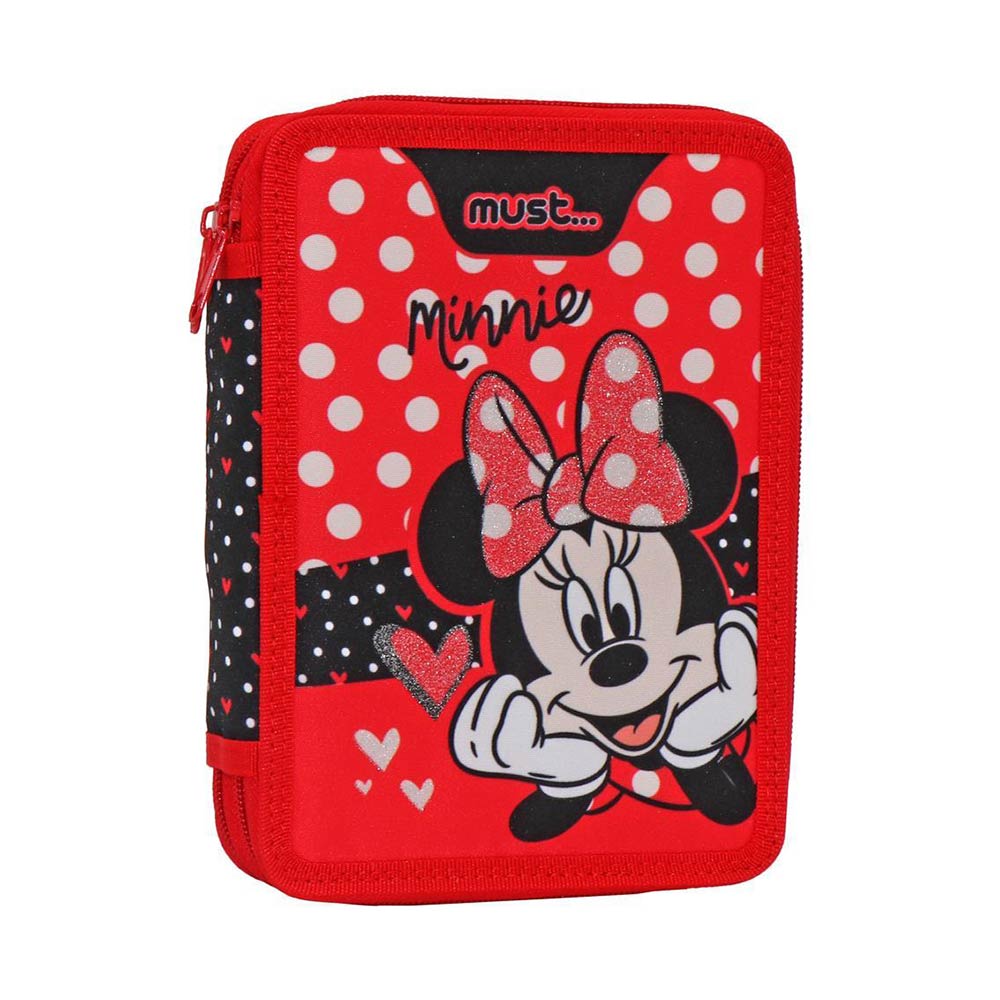  Κασετίνα Διπλή Γεμάτη Disney Minnie Mouse 563480 Must - 56290