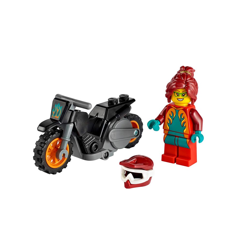 City Fire Stunt Bike 60311 Lego - 2