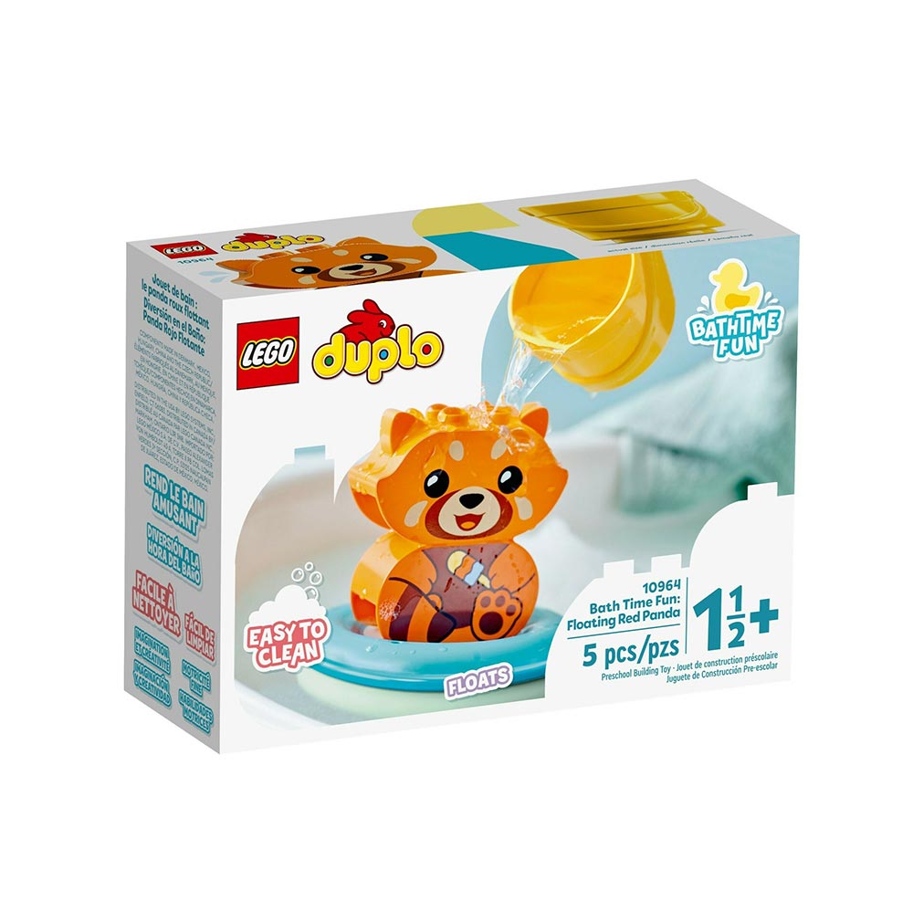 Duplo Bath Time Fun – Floating Red Panda 10964 Lego - 50429