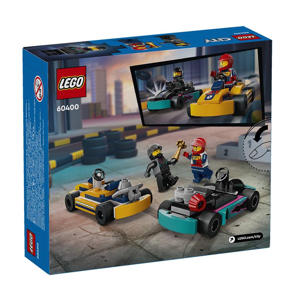 City Go-Karts and Race Drivers 60400 Lego - 1