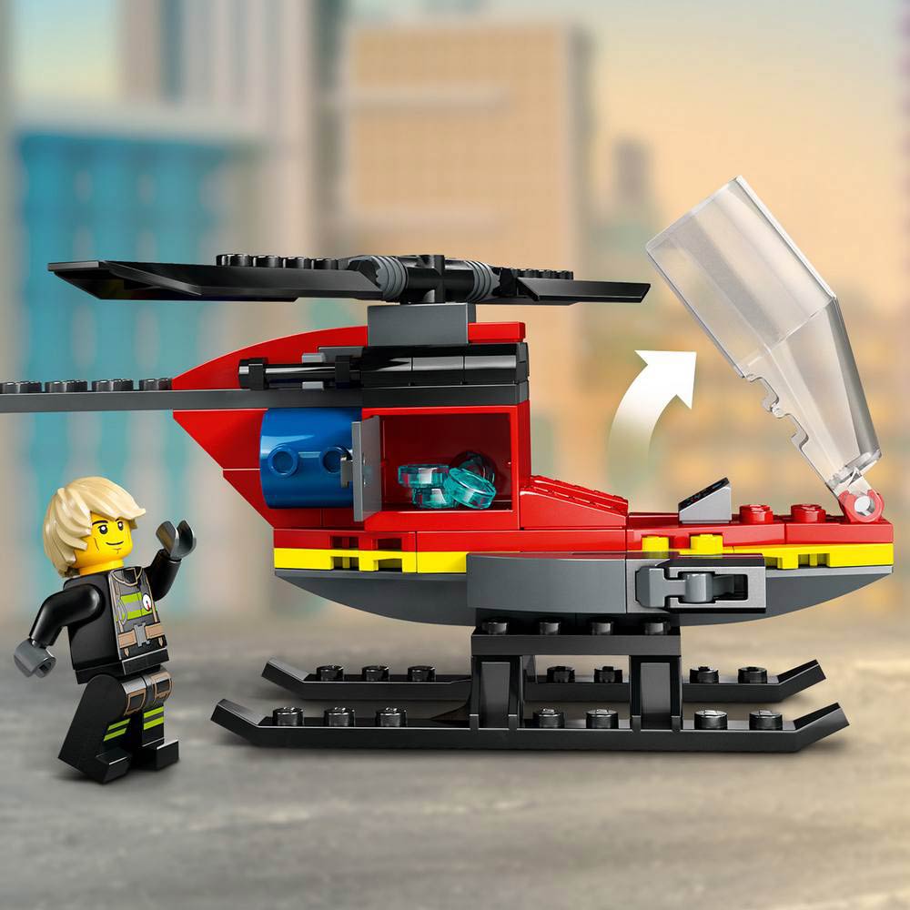 City Fire Rescue Helicopter 60411 Lego - 2